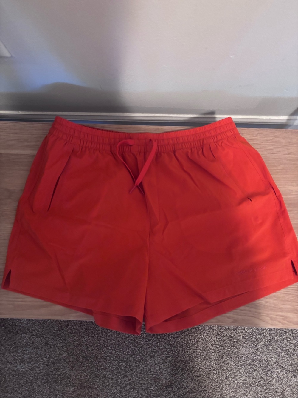 NWOT Outdoor Voices Orange Shorts